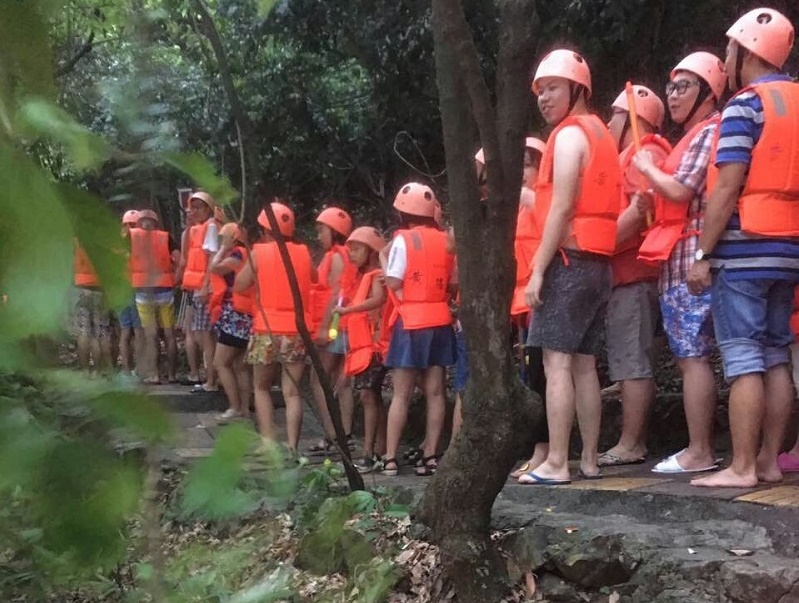 怀着无比兴奋的心情等候漂流之旅