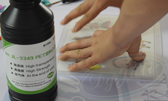 PET塑料UV胶水，聚力出品透明度高