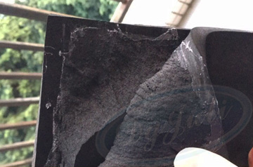 金属粘EVA海绵胶水-撕裂效果