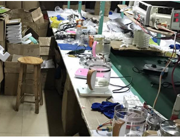 客户使用：聚力牌耐200度高温环氧AB胶