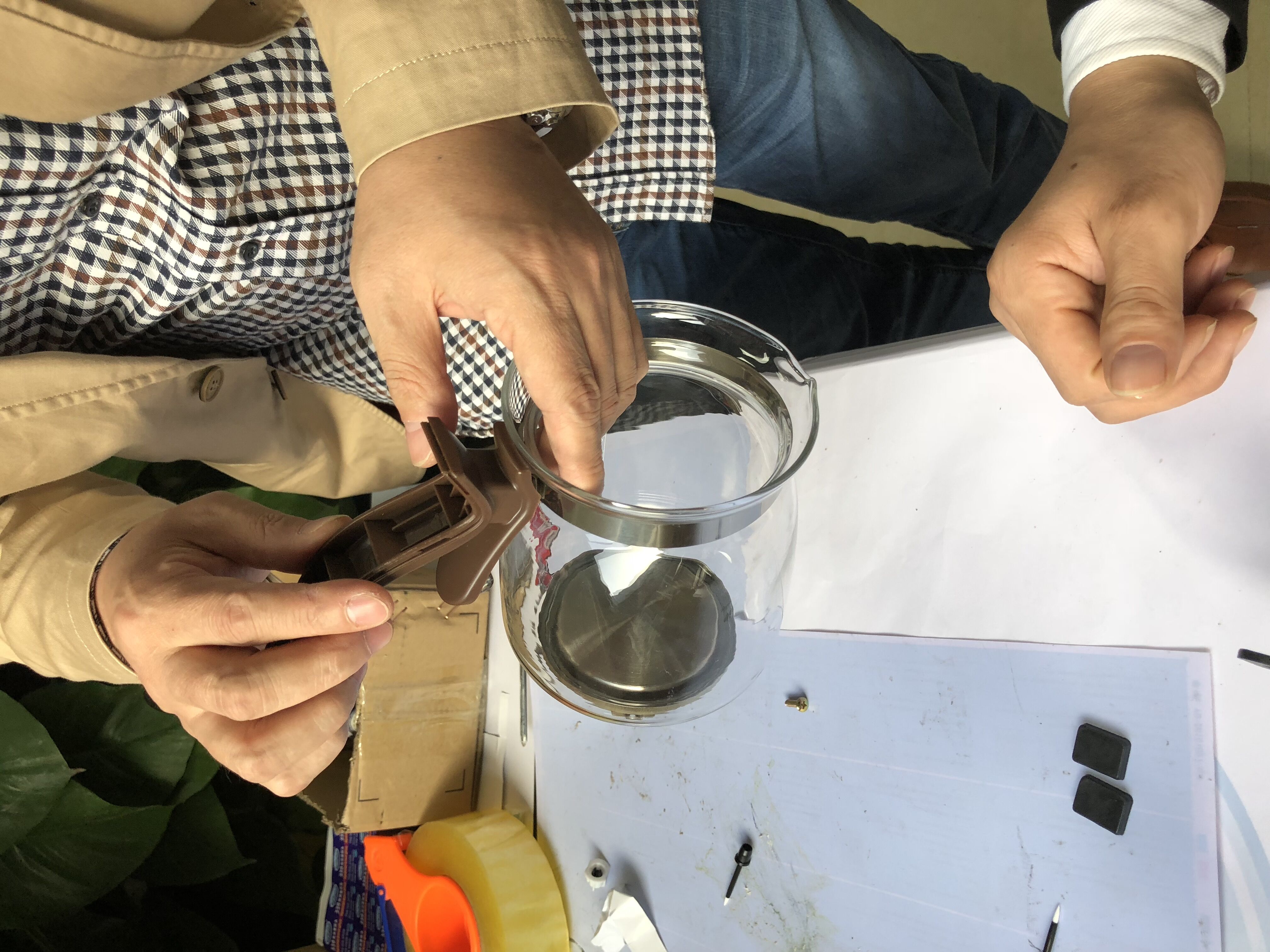 电热壶手柄粘接