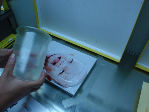 水晶AB胶的数码照片